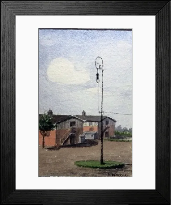 Framed Print : Barracks in the camp Framed Print : Barracks in the camp