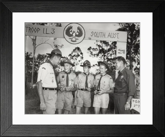 Framed Print : Award-winning scouts, Queensland, Australia