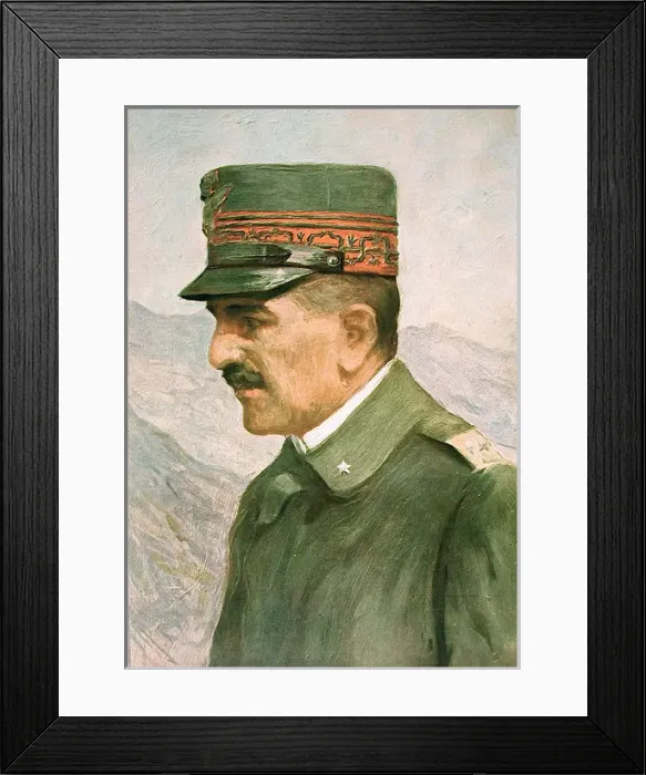 Framed Print : General Diaz, Commander-in-Chief Italian Armies Framed Print : General Diaz, Commander-in-Chief Italian Armies