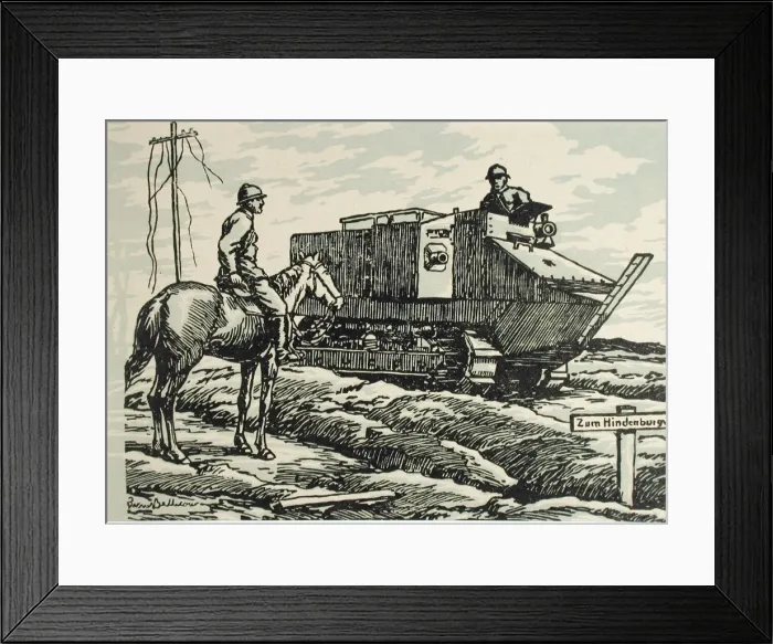 Framed Print : Visions de Guerre - To the Hindenburg Line Framed Print : Visions de Guerre - To the Hindenburg Line