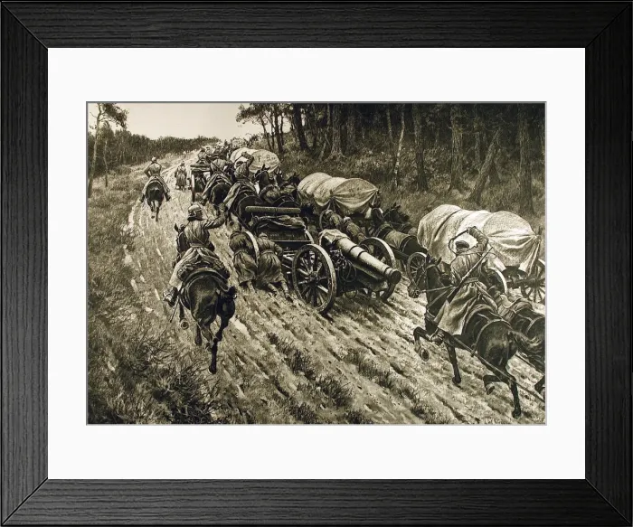 Framed Print : German Heavy Artillery Framed Print : German Heavy Artillery