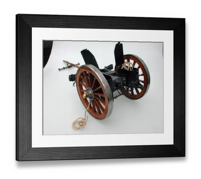 Framed Print : WWI British 60 Pounder Breach Loading Mark 1 Field Gun Framed Print : WWI British 60 Pounder Breach Loading Mark 1 Field Gun