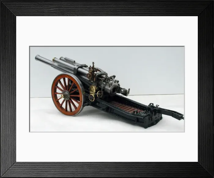 Framed Print : WWI British 60 Pounder Breach Loading Mark 1 Field Gun Framed Print : WWI British 60 Pounder Breach Loading Mark 1 Field Gun