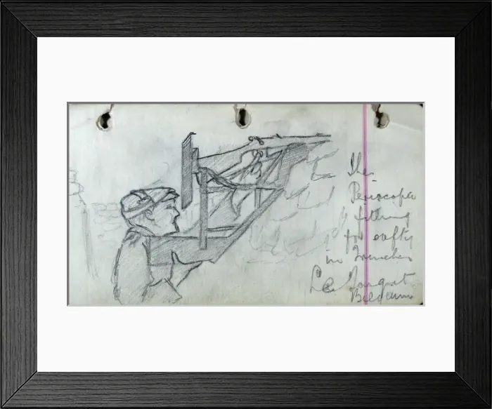 Framed Print : Periscope fitting - Le Target, Belgium Framed Print : Periscope fitting - Le Target, Belgium
