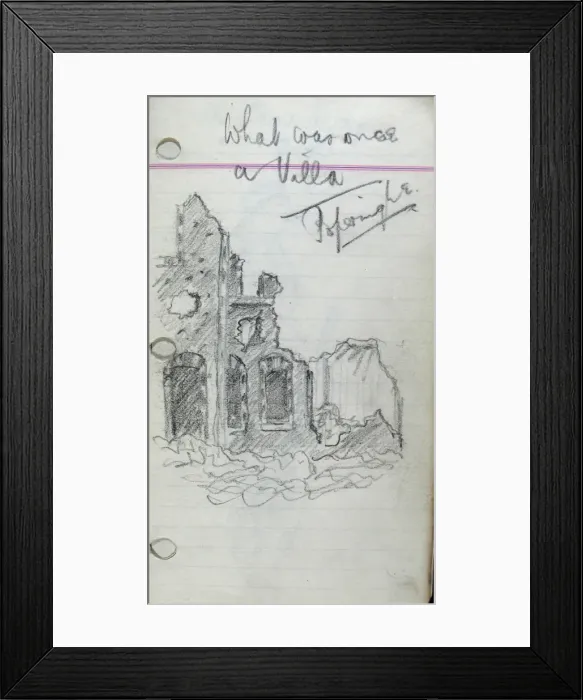 Framed Print : What was once a villa - Poperinghe Framed Print : What was once a villa - Poperinghe