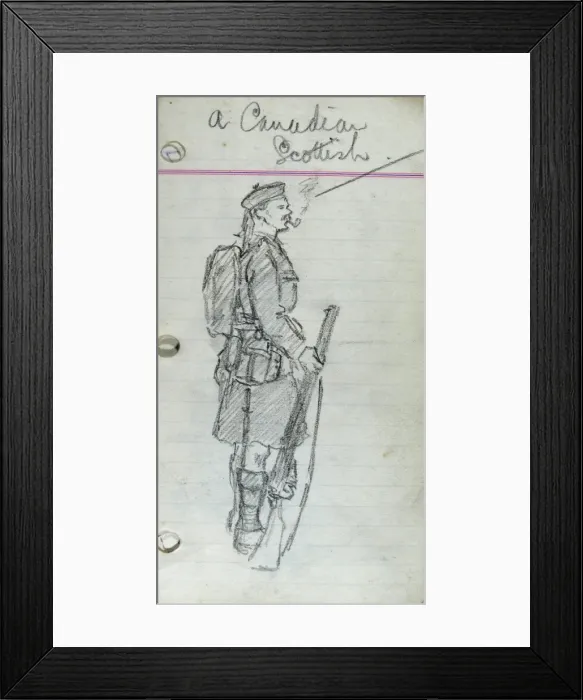 Framed Print : A Canadian Scottish Framed Print : A Canadian Scottish