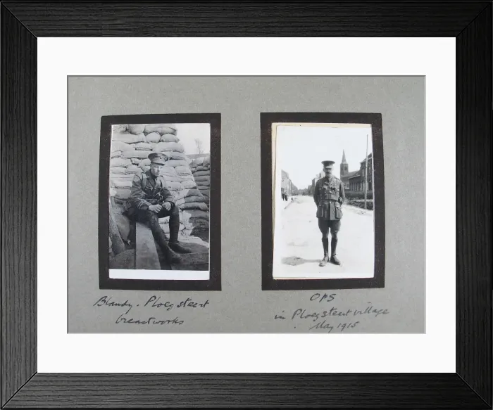 Framed Print : WWI album of Lieutenant-Colonel P Syrcold Framed Print : WWI album of Lieutenant-Colonel P Syrcold