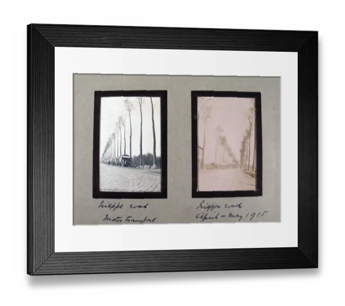 Framed Print : WWI album of Lieutenant-Colonel P Syrcold Framed Print : WWI album of Lieutenant-Colonel P Syrcold