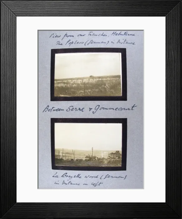 Framed Print : WWI album of Lieutenant-Colonel P Syrcold Framed Print : WWI album of Lieutenant-Colonel P Syrcold