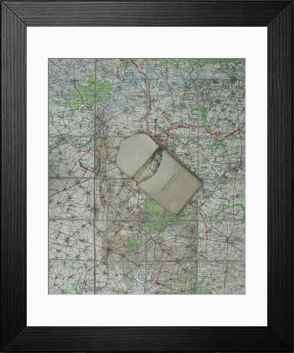Framed Print : Map from Douai / Cambrai - Valanciennes / Le Cateau Framed Print : Map from Douai / Cambrai - Valanciennes / Le Cateau