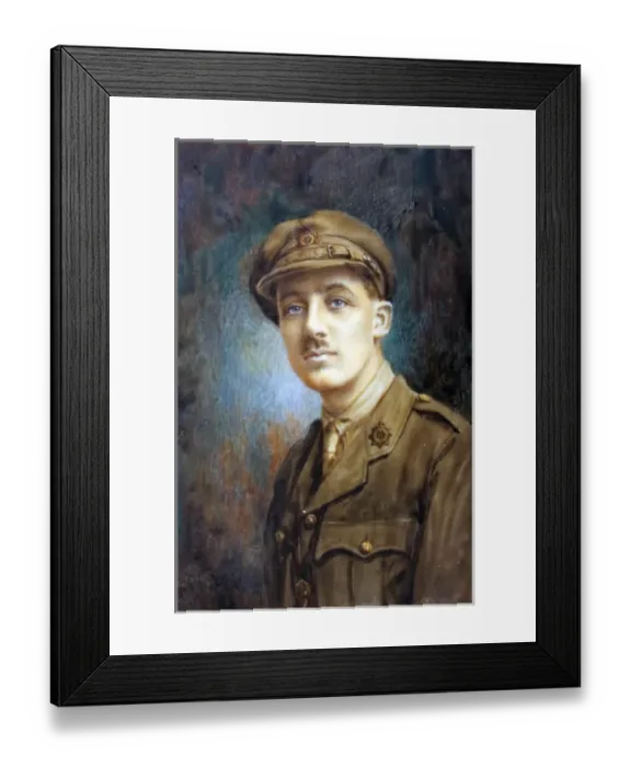 Framed Print : Officer of the Devonshire Regiment Framed Print : Officer of the Devonshire Regiment