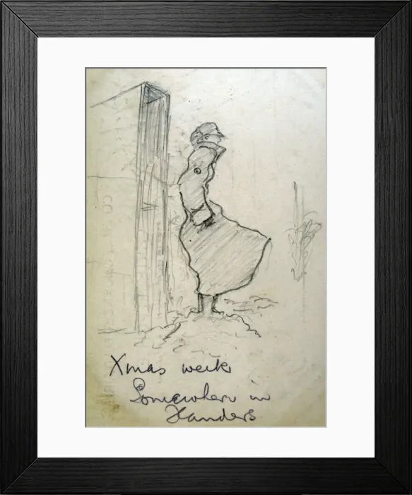 Framed Print : Xmas week Somewhere in Flanders Framed Print : Xmas week Somewhere in Flanders