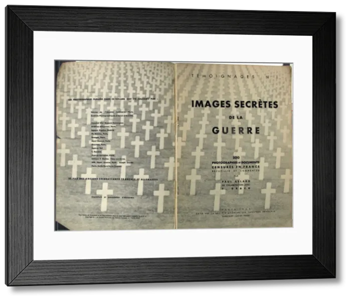 Framed Print : Images Secretes de la Guerre Framed Print : Images Secretes de la Guerre