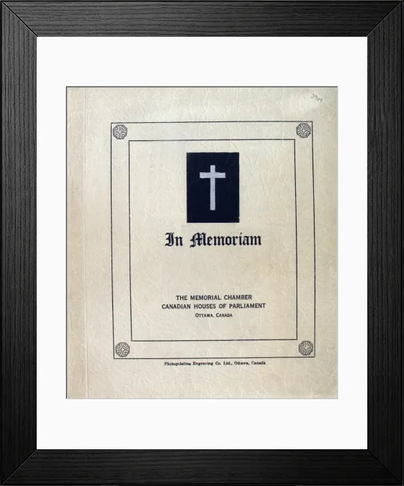 Framed Print : Booklet In Memoriam Framed Print : Booklet In Memoriam