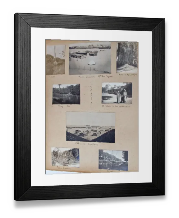 Framed Print : Album - Assorted photos and postcards of Egypt & Palestine Framed Print : Album - Assorted photos and postcards of Egypt & Palestine