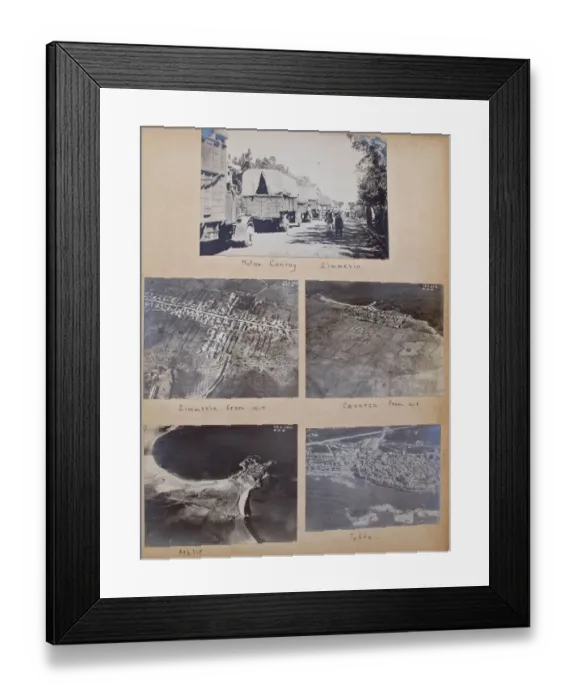 Framed Print : Album - Assorted photos and postcards of Egypt & Palestine Framed Print : Album - Assorted photos and postcards of Egypt & Palestine