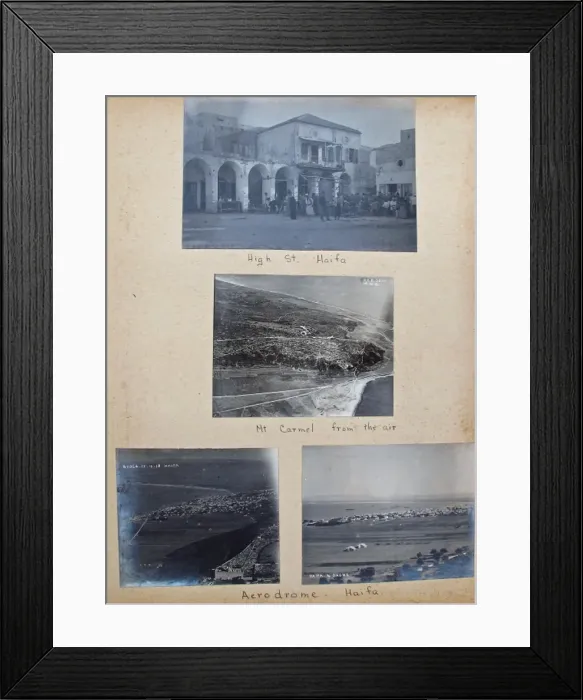Framed Print : Album - Assorted photos and postcards of Egypt & Palestine Framed Print : Album - Assorted photos and postcards of Egypt & Palestine