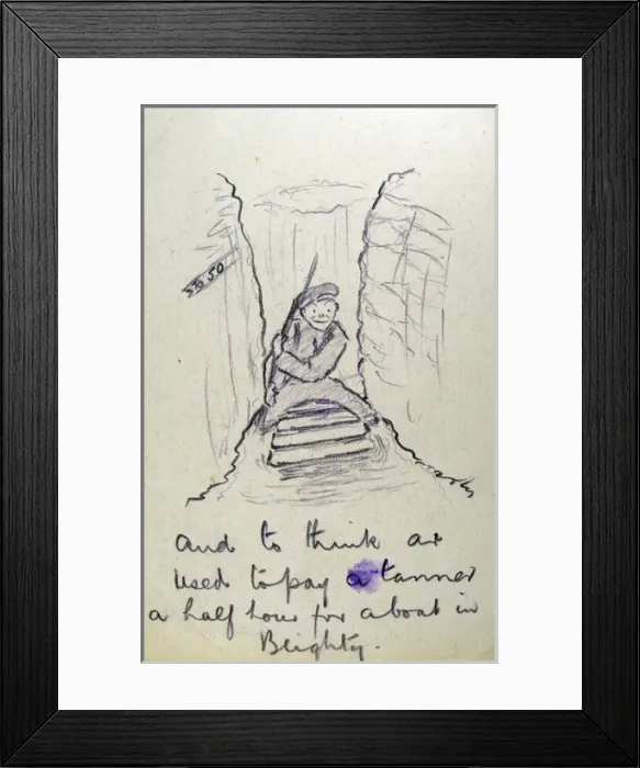 Framed Print : And to think we used to pay a tanner a half hour for a boat Framed Print : And to think we used to pay a tanner a half hour for a boat