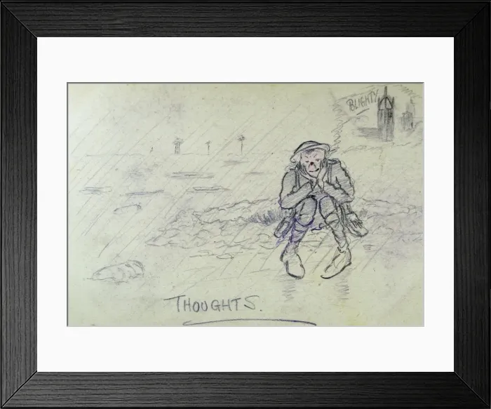 Framed Print : THOUGHTS Blighty Framed Print : THOUGHTS Blighty