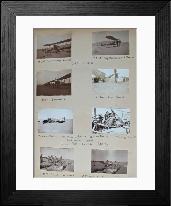 Framed Print : Album - Assorted photos and postcards of Egypt & Palestine Framed Print : Album - Assorted photos and postcards of Egypt & Palestine