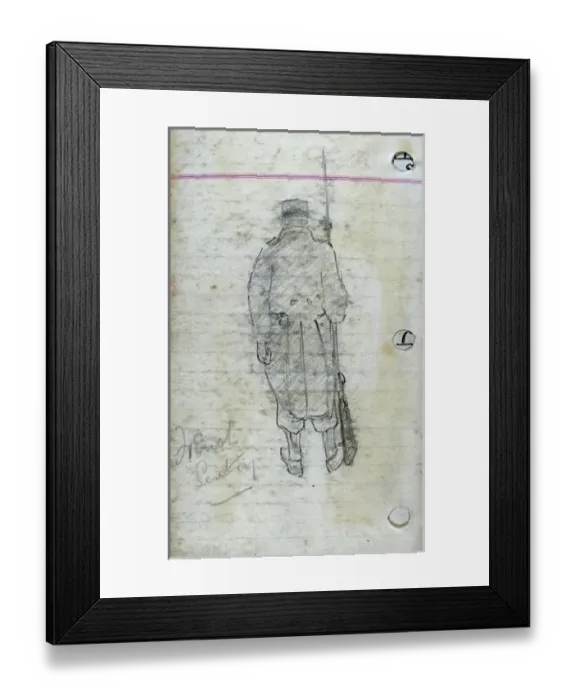 Framed Print : A French sentry Framed Print : A French sentry