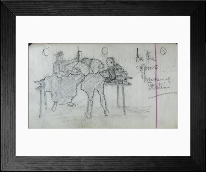 Framed Print : In the Ypres Dressing Station Framed Print : In the Ypres Dressing Station