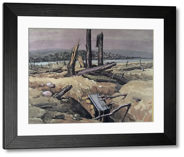 Framed Print : Folio of 24 hand-coloured images - WWI Framed Print : Folio of 24 hand-coloured images - WWI