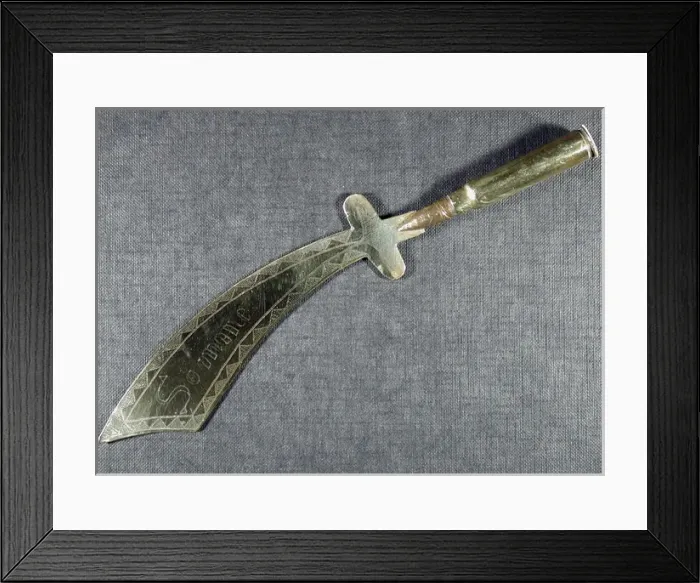 Framed Print : Letter opener Engraved Somme Framed Print : Letter opener Engraved Somme