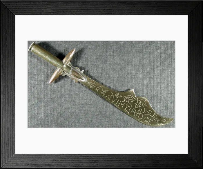 Framed Print : Letter opener Engraved Souvenir Vimy Ridge Framed Print : Letter opener Engraved Souvenir Vimy Ridge