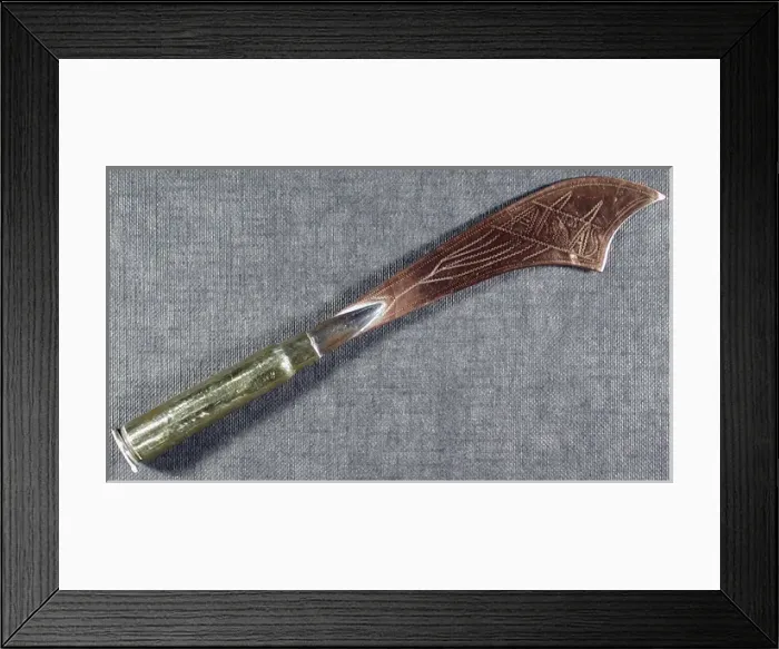 Framed Print : Letter opener Engraved Arras Framed Print : Letter opener Engraved Arras