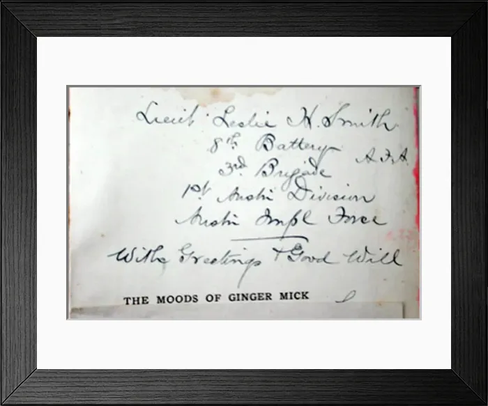 Framed Print : The Moods of Ginger Mick Framed Print : The Moods of Ginger Mick