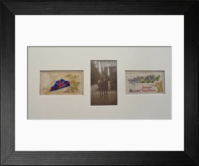 Framed Print : Portrait photograph of a Royal Artillery trooper on his hors Framed Print : Portrait photograph of a Royal Artillery trooper on his hors