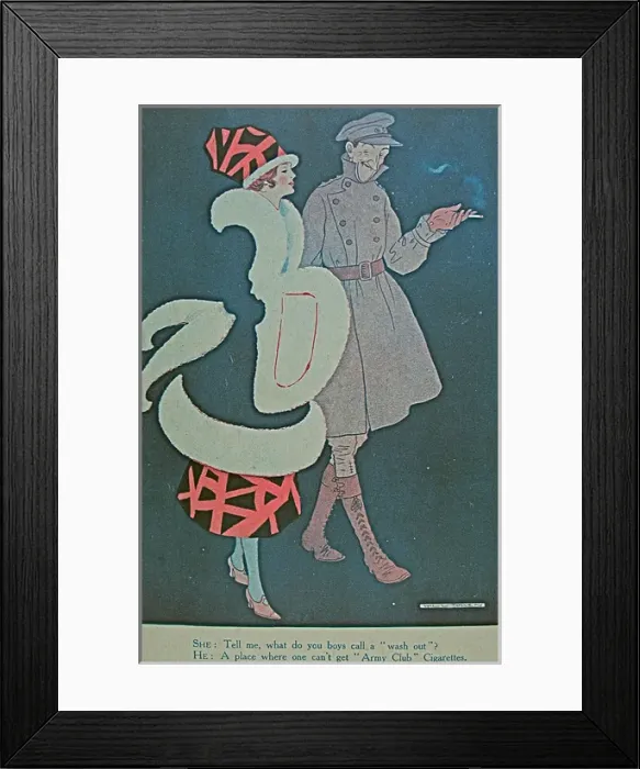 Framed Print : Advertising print for Cavanders Army Club cigarettes Framed Print : Advertising print for Cavanders Army Club cigarettes