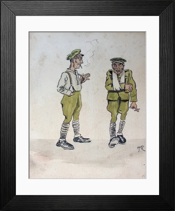 Framed Print : A conversation between two Cannucks Framed Print : A conversation between two Cannucks