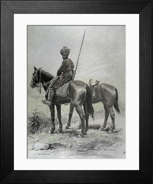 Framed Print : Folio of 24 hand-coloured images - WWI Framed Print : Folio of 24 hand-coloured images - WWI