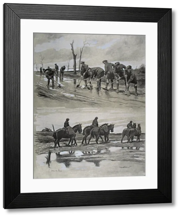 Framed Print : Folio of 24 hand-coloured images - WWI Framed Print : Folio of 24 hand-coloured images - WWI