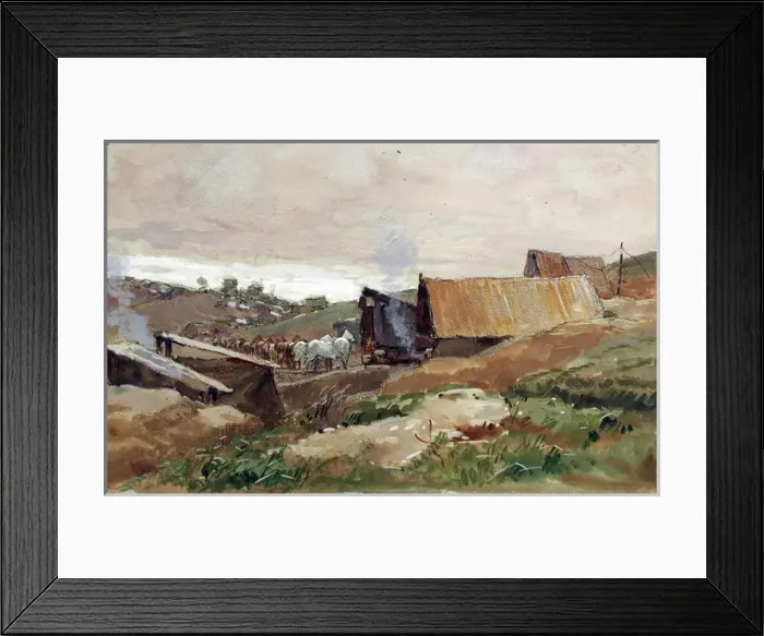 Framed Print : Folio of 24 hand-coloured images - WWI Framed Print : Folio of 24 hand-coloured images - WWI