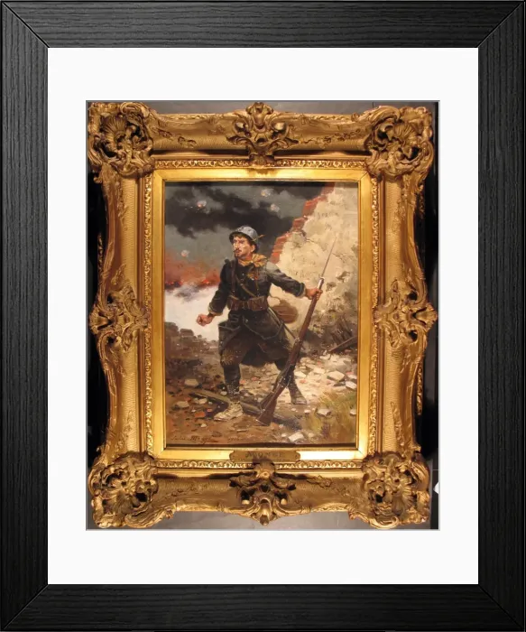Framed Print : Vous ne passerez pas - Verdun, 1916 Framed Print : Vous ne passerez pas - Verdun, 1916