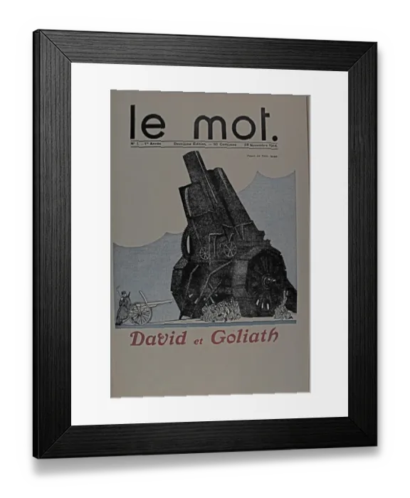 Framed Print : Paris: Le Mot 1914-1915 Bound folio Framed Print : Paris: Le Mot 1914-1915 Bound folio