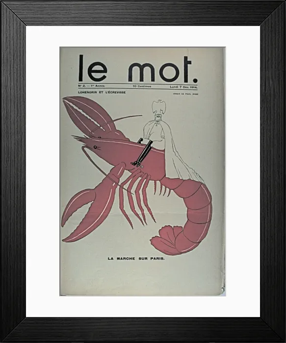 Framed Print : Paris: Le Mot 1914-1915 Bound folio Framed Print : Paris: Le Mot 1914-1915 Bound folio