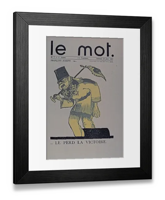 Framed Print : Paris: Le Mot 1914-1915 Bound folio Framed Print : Paris: Le Mot 1914-1915 Bound folio