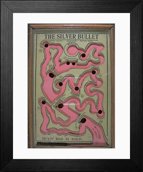 Framed Print : Game - The Silver Bullet or The Road to Berlin Framed Print : Game - The Silver Bullet or The Road to Berlin