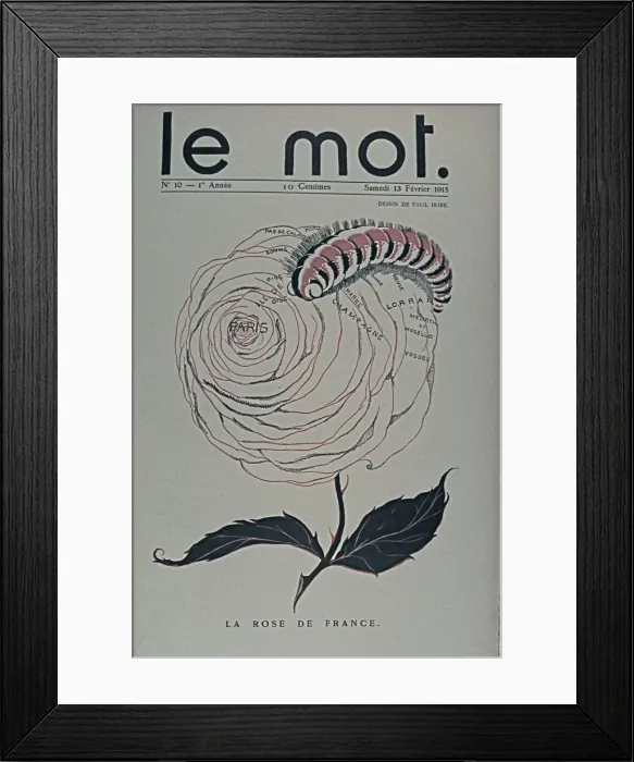 Framed Print : Paris: Le Mot 1914-1915 Bound folio Framed Print : Paris: Le Mot 1914-1915 Bound folio