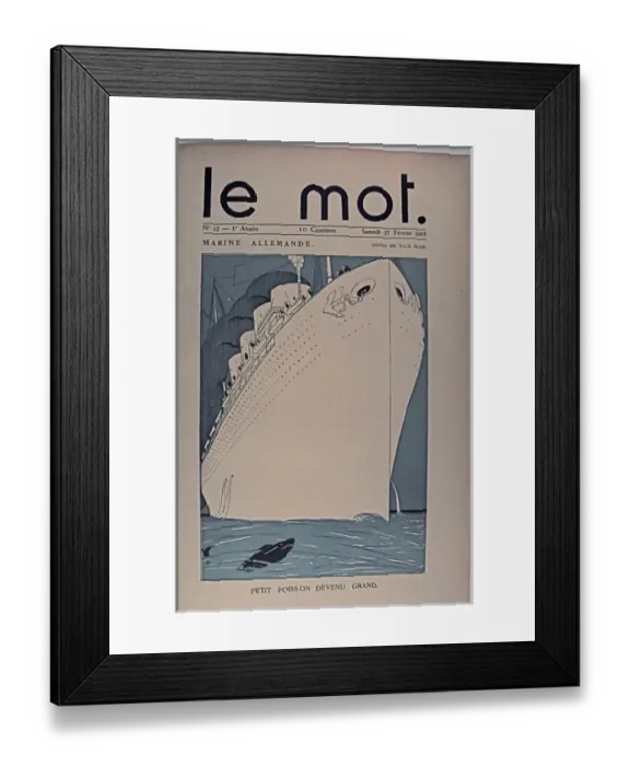 Framed Print : Paris: Le Mot 1914-1915 Bound folio Framed Print : Paris: Le Mot 1914-1915 Bound folio
