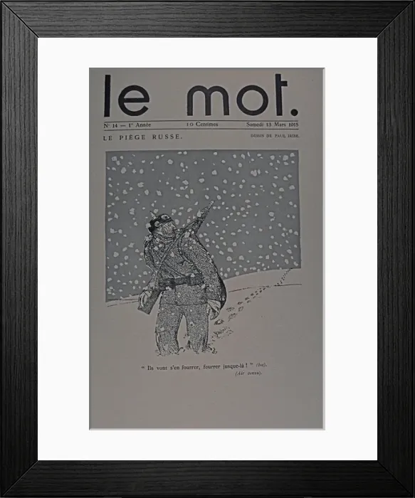 Framed Print : Paris: Le Mot 1914-1915 Bound folio Framed Print : Paris: Le Mot 1914-1915 Bound folio