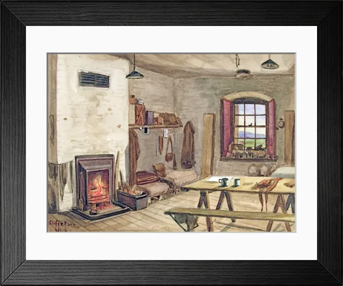 Framed Print : Billet at Cliffe Fort, near the Cliffe on the Hoo peninsula Framed Print : Billet at Cliffe Fort, near the Cliffe on the Hoo peninsula