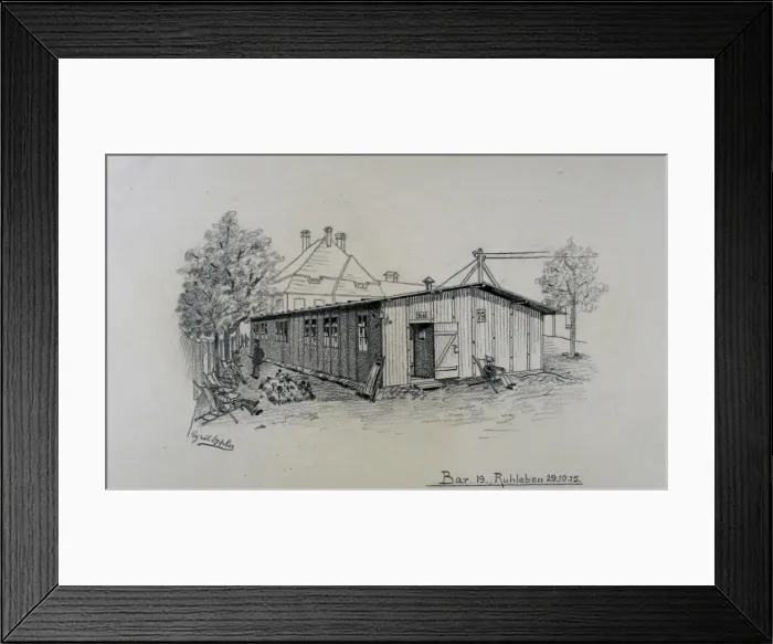Framed Print : Barrack 19, Ruhleben Framed Print : Barrack 19, Ruhleben
