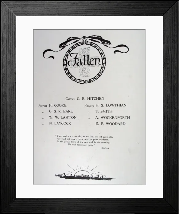 Framed Print : A history of a Field Ambulance Framed Print : A history of a Field Ambulance