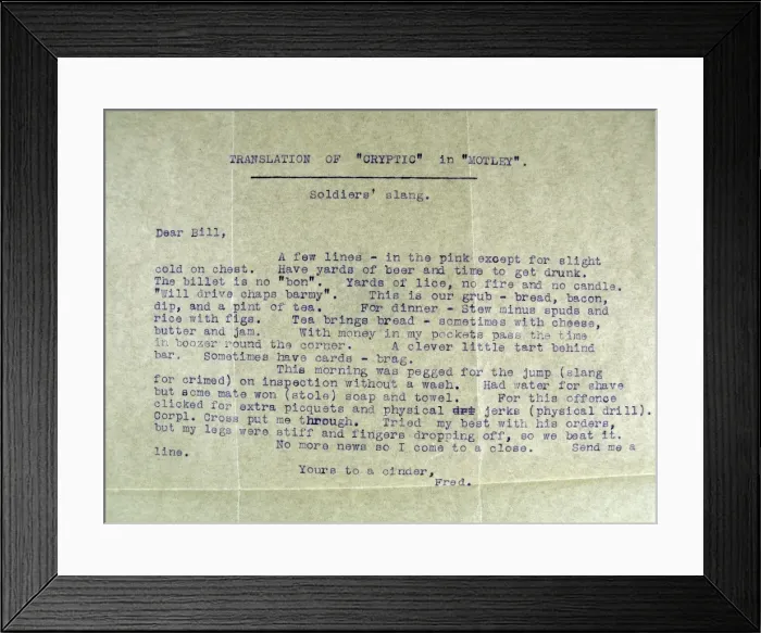 Framed Print : A history of a Field Ambulance Framed Print : A history of a Field Ambulance