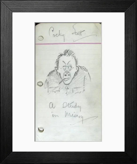 Framed Print : Cocky Scot - a Study in Misery Framed Print : Cocky Scot - a Study in Misery